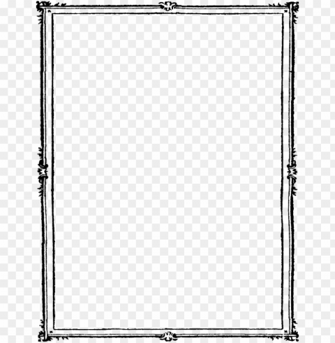 black border frame photos - double line page border PNG Image with Clear Isolated Object