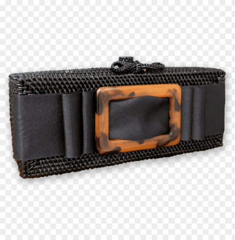 black bow buckle purse lisi lerch monica lavin label - leather Isolated Subject with Transparent PNG
