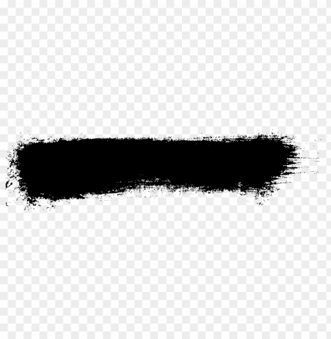 black brush stroke Transparent Background PNG Isolation
