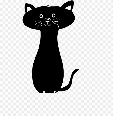 black cat clipart download - tecknad svart katt PNG graphics with clear alpha channel broad selection