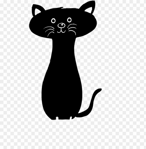 black cat clipart download - tecknad svart katt PNG graphics with clear alpha channel broad selection PNG transparent with Clear Background ID c070f56a