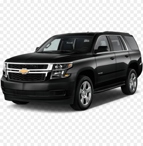 black chevy suburban 2017 PNG graphics with transparent backdrop