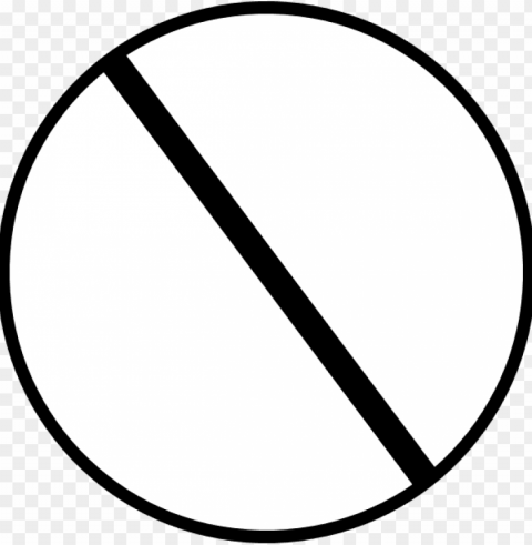black crossed out circle PNG images with no watermark