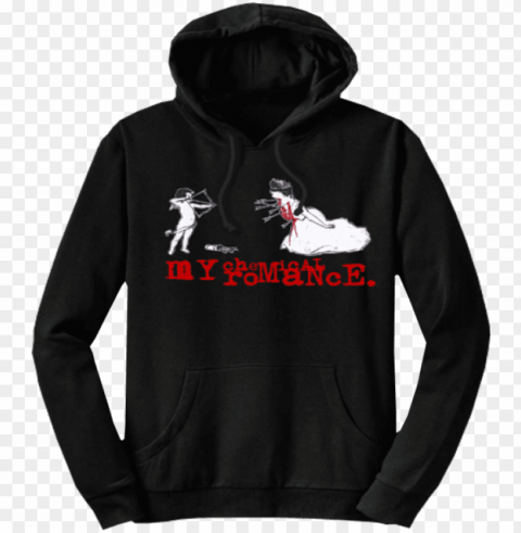 black cupid hoodie - my chemical romance cupid PNG Image Isolated on Transparent Backdrop