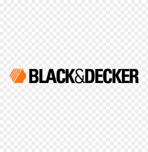 black & decker eps vector logo PNG no background free