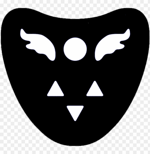 black delta rune symbol by smolldoostr on - deltarune symbol PNG images with no background free download
