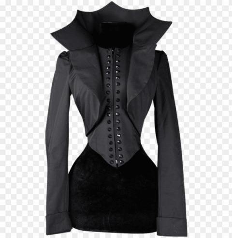black evil queen jacket - leather jacket HighQuality PNG Isolated Illustration