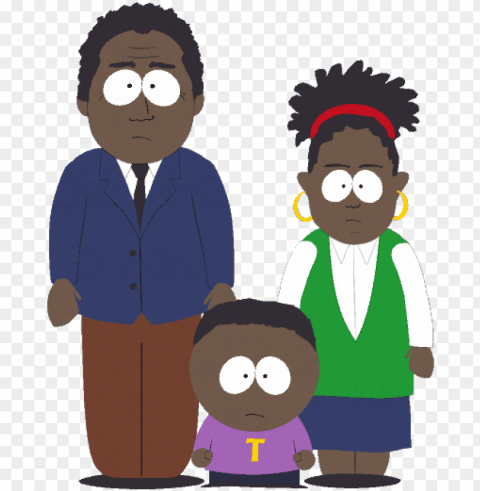 black-family - south park black family PNG images for banners