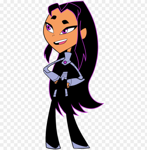 black fire from teen titans go - teen titans go blackfire Isolated Element with Clear PNG Background