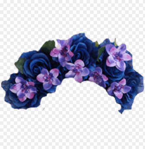 Black Flower Crown PNG Transparent Stock Images