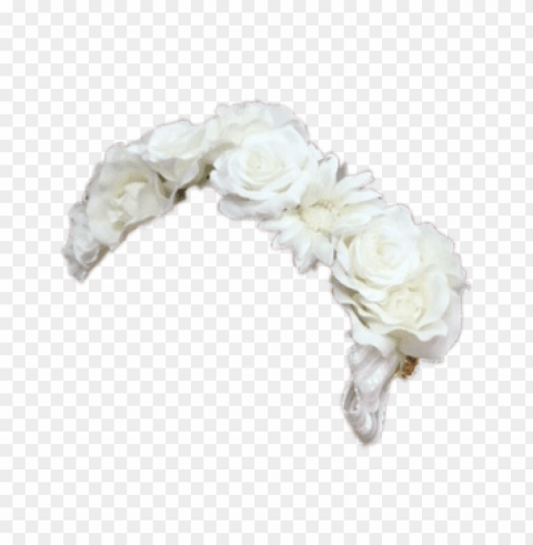 Black Flower Crown Transparent PNG With Alpha Channel For Download