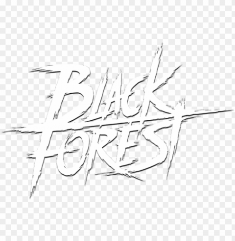 Black Forest Logo - Calligraphy PNG Images With Transparent Layering