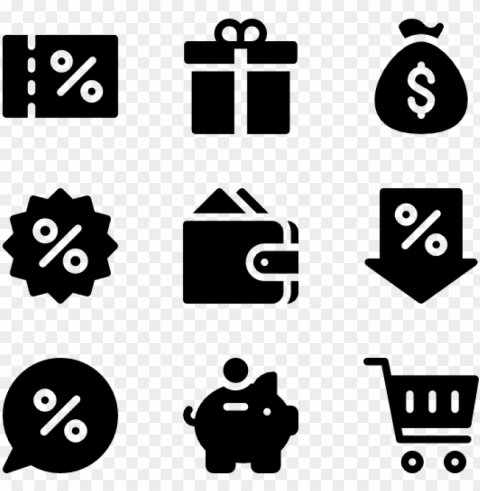 black friday 36 icons - file storage icons PNG artwork with transparency