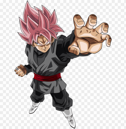 black goku fusion goku PNG Graphic with Transparency Isolation
