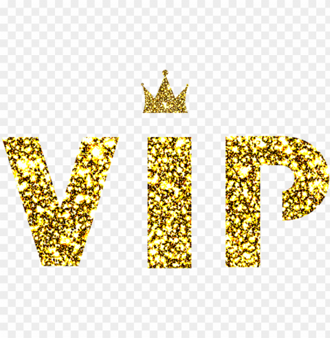 black gold cool vip crown font design - desi Clear PNG file