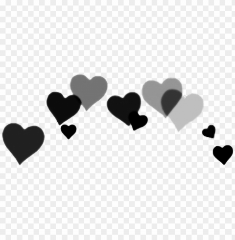 #black #hearts #photography #photo #pretty #photobooth - black heart aesthetic Transparent PNG images complete package