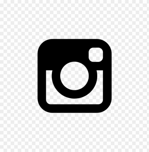 black instagram logo white Transparent PNG Artwork with Isolated Subject