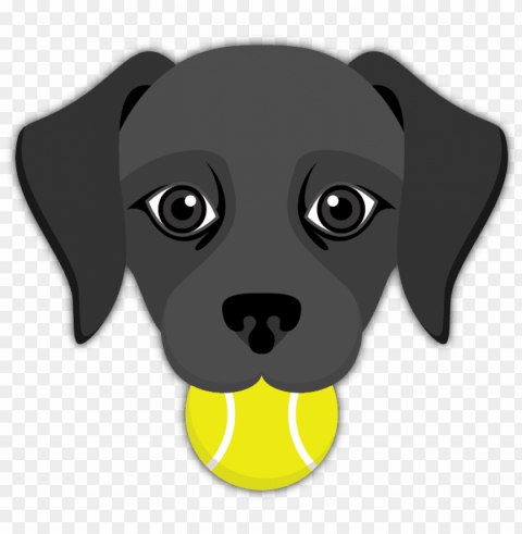 black labrador emoji - black dog emoji PNG graphics for presentations