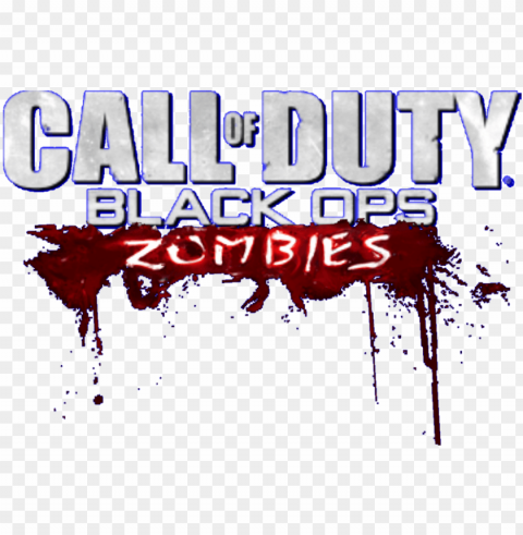 black ops 2 zombies logo - call of duty zombies logo Clear Background PNG Isolated Design Element