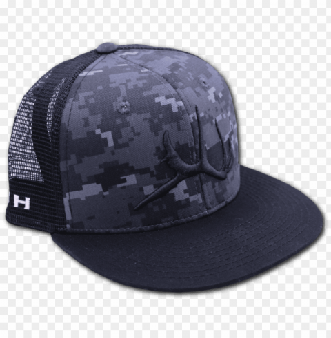 black-ops fire bull mesh snapback - baseball ca Clear Background Isolated PNG Graphic