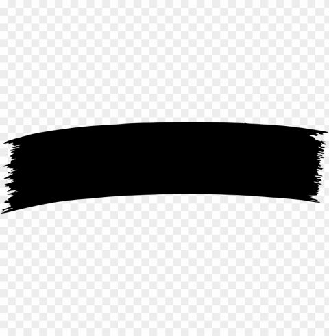 black paint banner clip art - black banner PNG clipart with transparent background