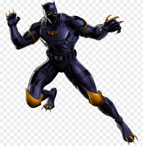 black panther marvel - all black panther suits HighQuality Transparent PNG Isolated Graphic Element