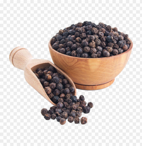 black pepper food no background Isolated Item on Clear Transparent PNG - Image ID 9922018e
