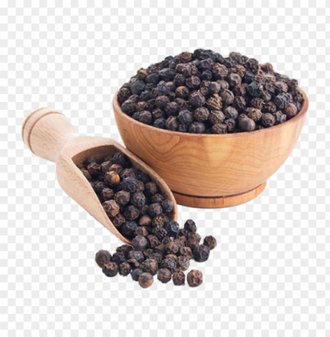 Black Pepper Food No Background Isolated Item On Clear Transparent PNG