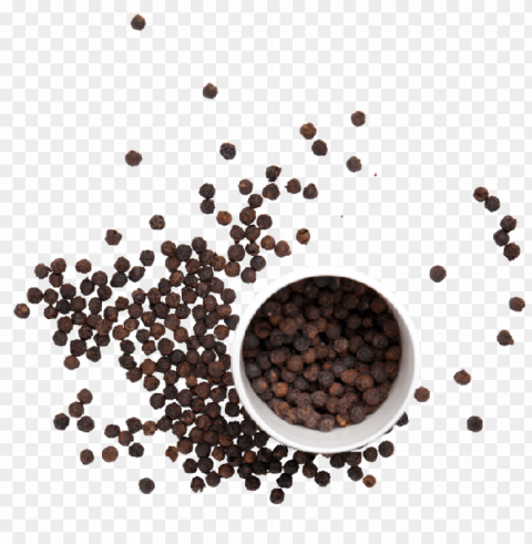 Black Pepper Food Transparent Isolated Item On Clear Background PNG