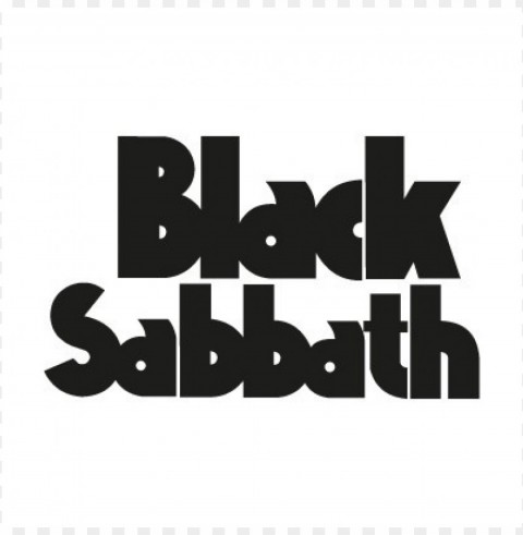 black sabbath 1986 logo vector Transparent Background PNG Isolated Illustration