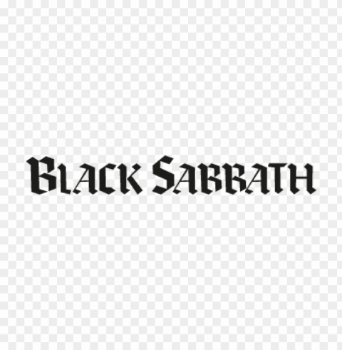 black sabbath black vector logo PNG images with alpha transparency selection