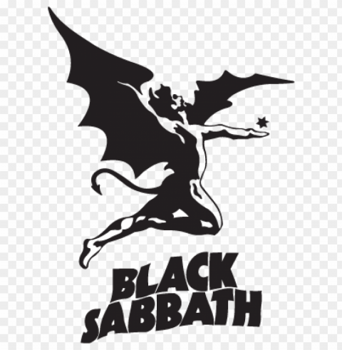 black sabbath logo vector free PNG transparent design diverse assortment
