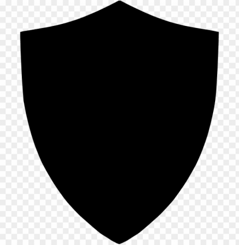 black shield Transparent Background PNG Isolated Icon