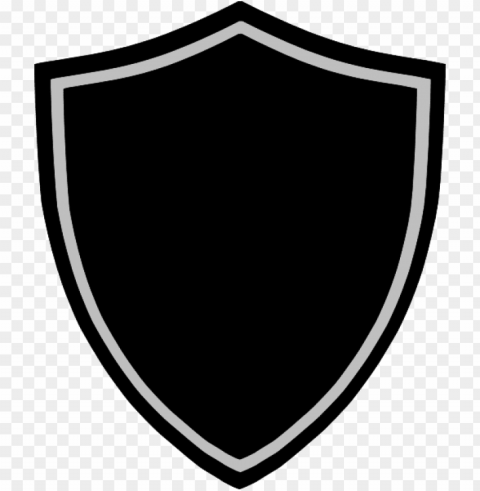 black shield PNG Image Isolated with Clear Background