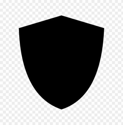 black shield PNG Image Isolated with Transparent Clarity