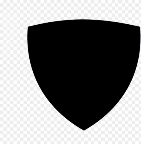 black shield PNG Image with Clear Background Isolated