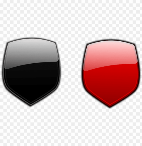 Black Shield Transparent PNG Image