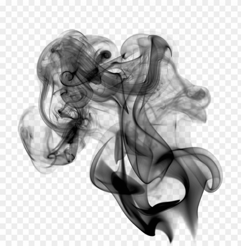black smoke image - black smoke no Transparent background PNG stock