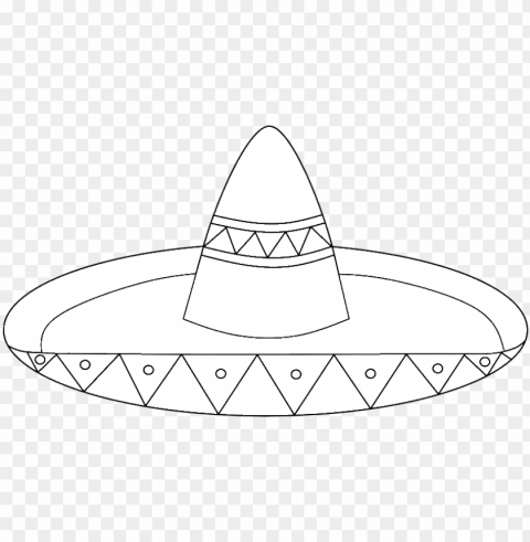 black sombrero - sombrero PNG clipart with transparency