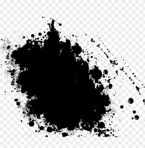black splat for free download - black paint splash PNG images with transparent space