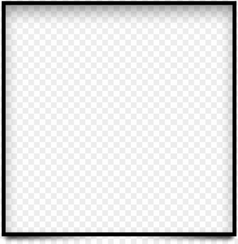 black square border - black square border Isolated Graphic on Transparent PNG