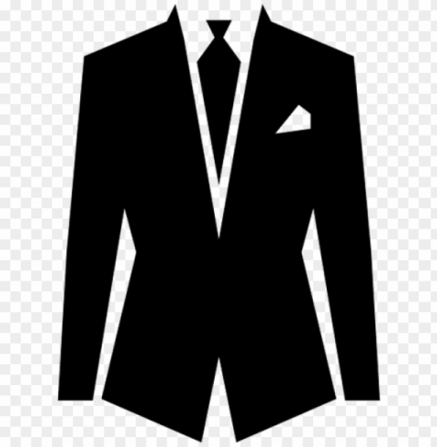 black suit image - suit and dress silhouette Isolated Subject with Transparent PNG