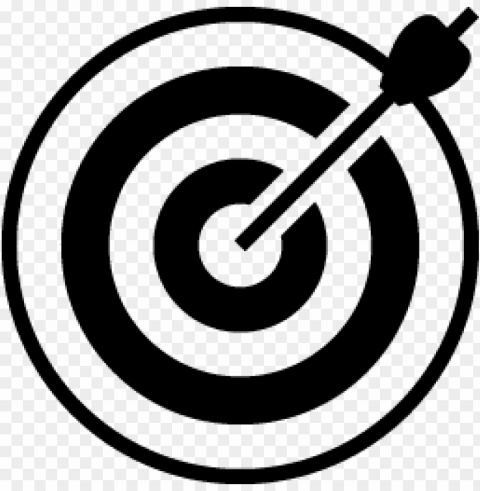 black target PNG with cutout background