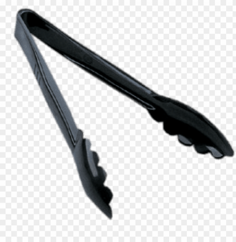 black tongs Isolated Graphic on Clear PNG
