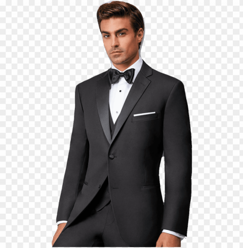 black tuxedo free - tuxedo style suit HighResolution Isolated PNG with Transparency
