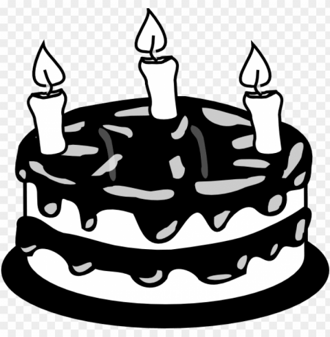 black vector birthday cake - plum cake murder book PNG Image Isolated with Transparent Detail