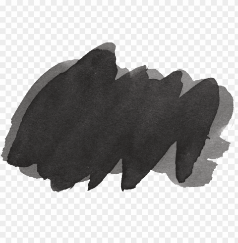 black watercolor - georgia pine PNG Image with Clear Background Isolated