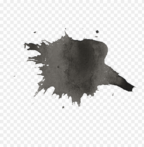 black watercolor - water color black Isolated Artwork in HighResolution Transparent PNG