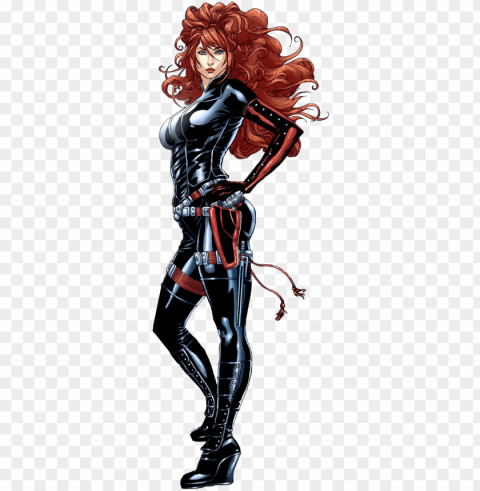 black widow from the avengers - veuve noire marvel comics No-background PNGs