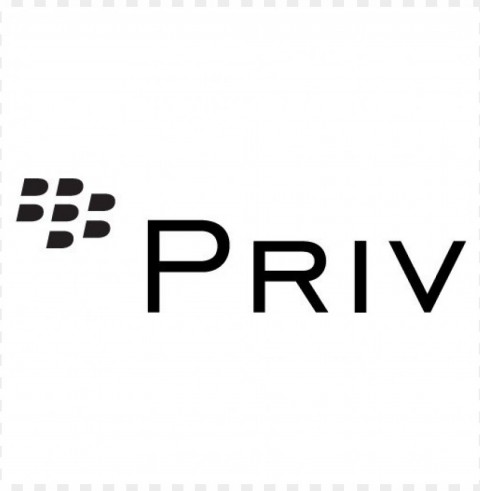 blackberry priv logo vector Isolated Element on Transparent PNG